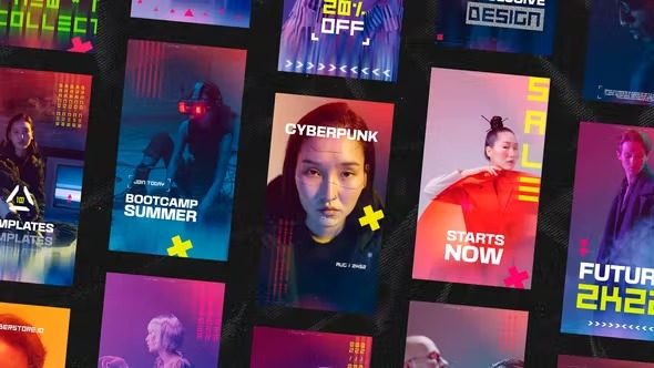 Videohive Cyberpunk Stories 39466196