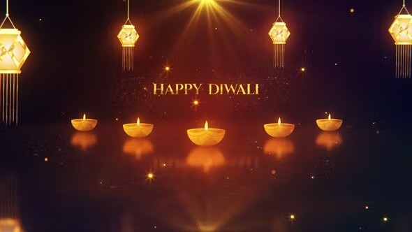 Videohive Happy Diwali Logo Reveal 39838706