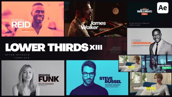 Videohive Lower Thirds XIII 39722214