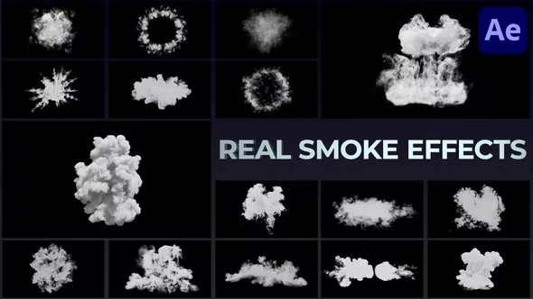 Videohive Real Smoke Effects for After Effects 39880628