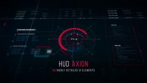 Videohive Sci-Fi HUD - Axion 22006666