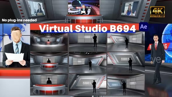 Videohive Virtual Studio B694 37102483