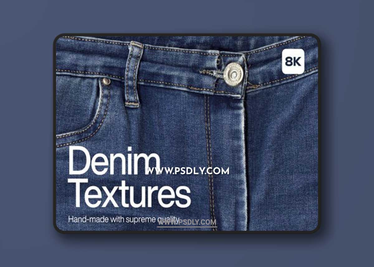 50+ Denim Textures (8K) - Handmade With Supreme Quality