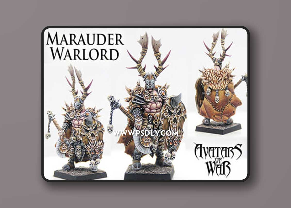 Avatars of War - Marauder Warlord 3D Print