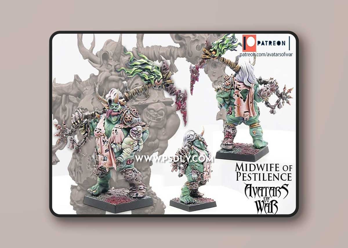 Avatars of War - Midwife of Pestilence 3D Print
