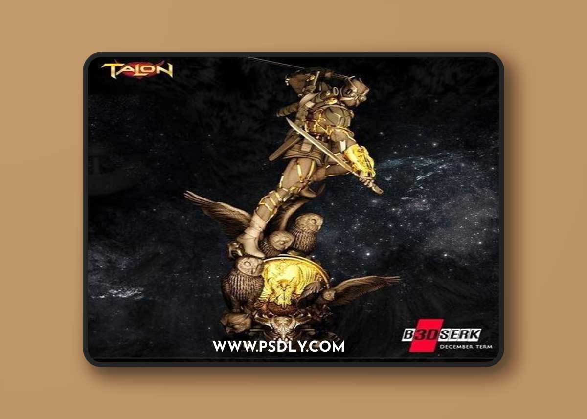 B3DSERK - Talon Sculpture 3D Print