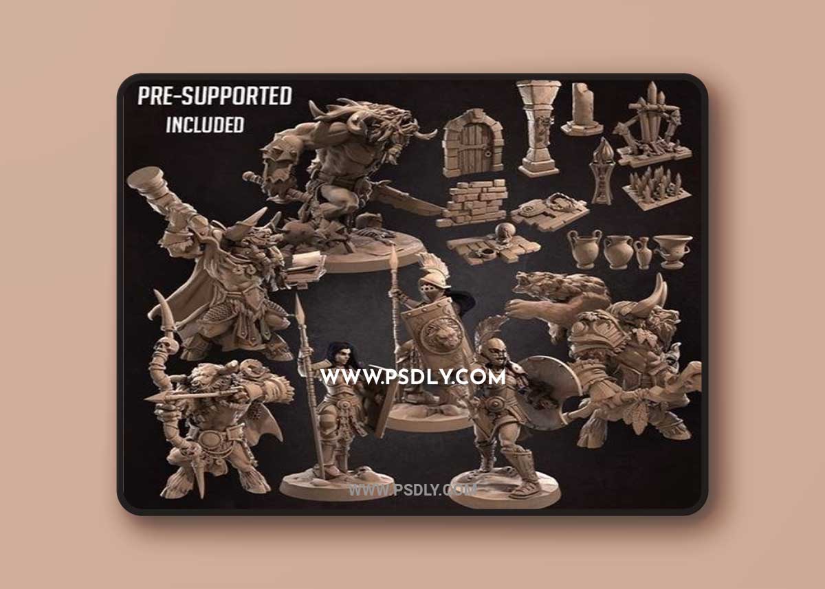 Bite the Bullet - Minotaurs January 2021 3D Print