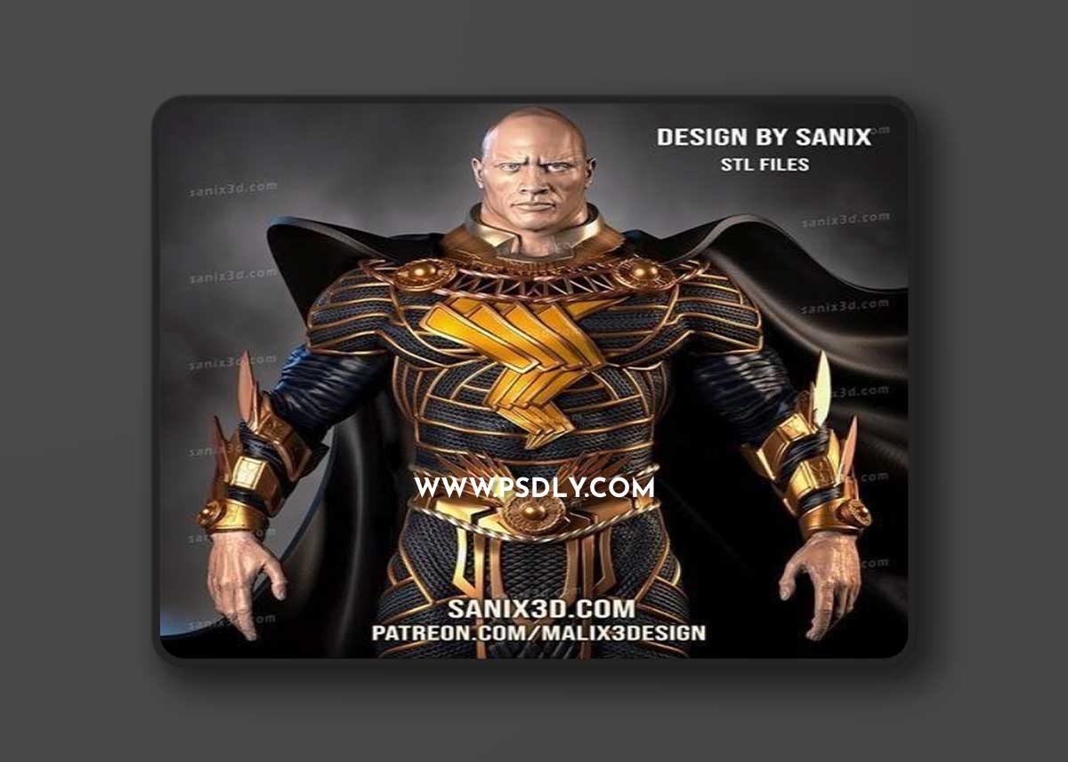 Black Adam – Sanix3D – 3D Print