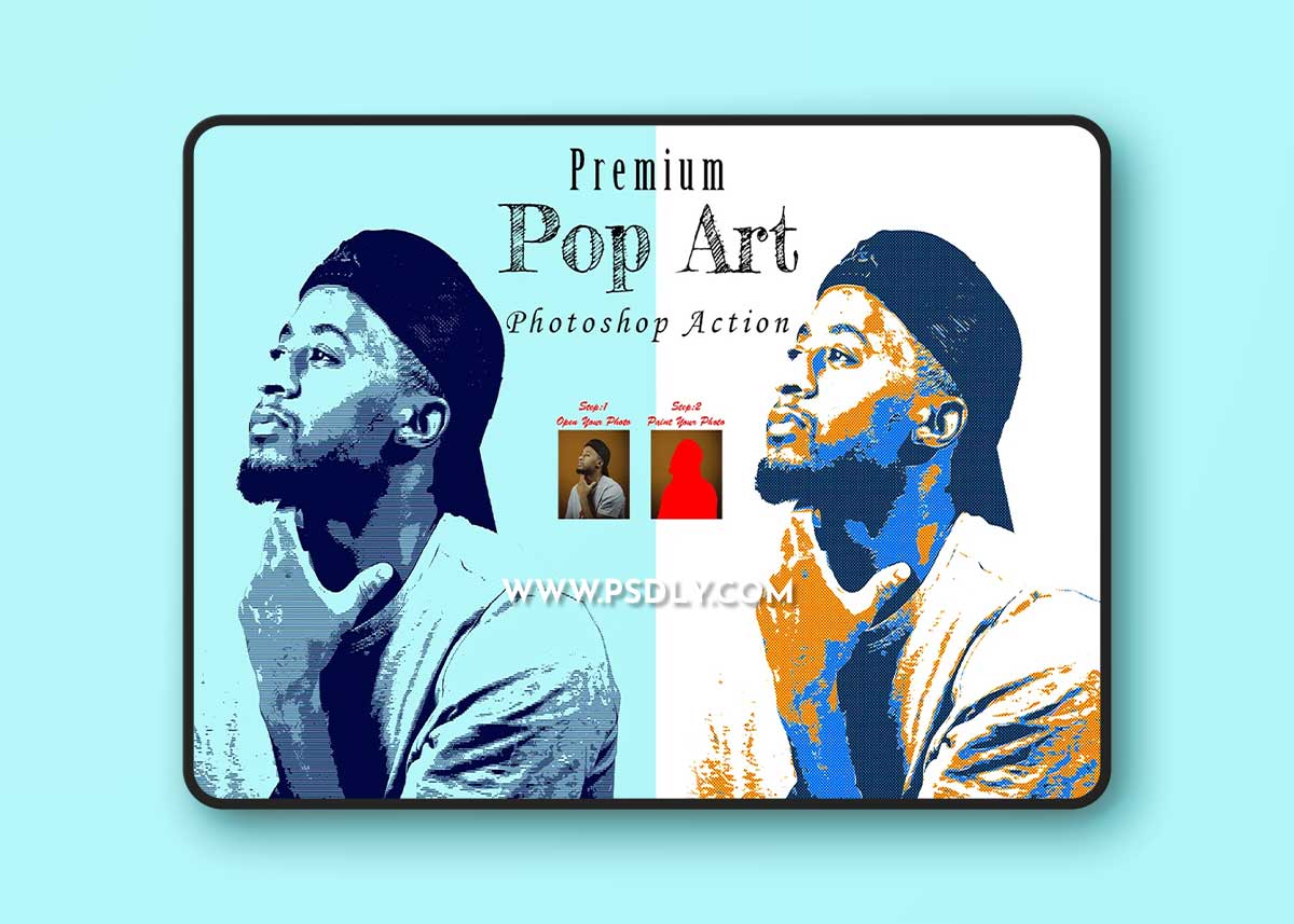 CreativeMarket - Premium Pop Art Photoshop Action 10304729