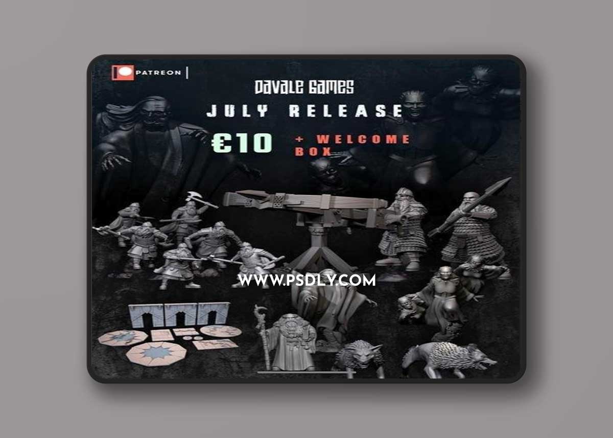 Davale Games July 2021 3D Print