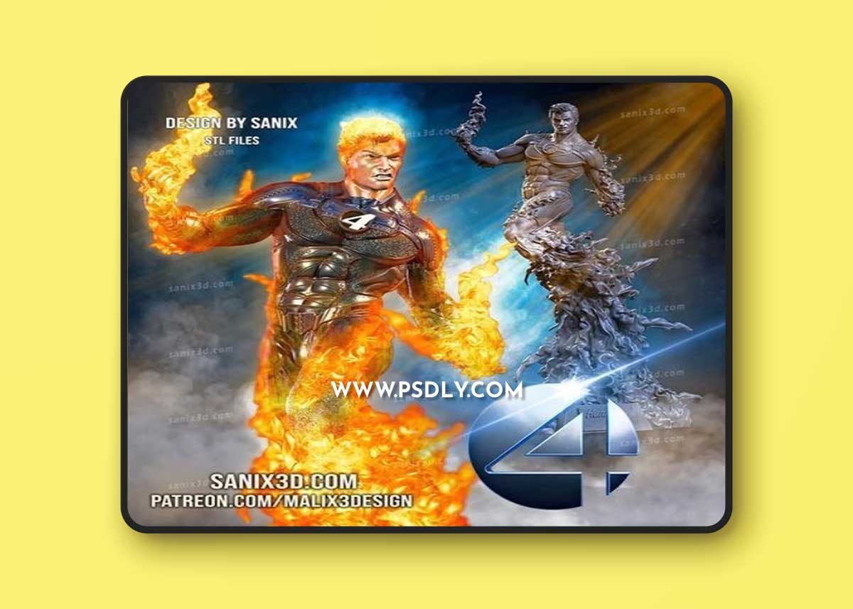 Human Torch – Sanix3D – 3D Print