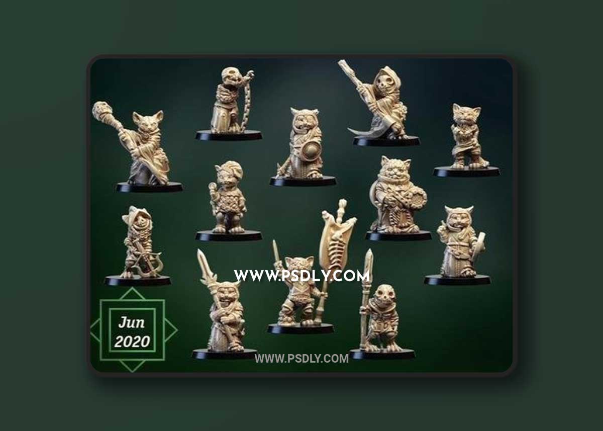 PollyGrimm - Cat Adventurers 3D Print