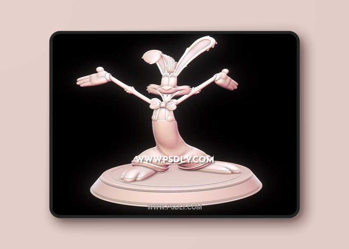 Roger Rabbit - Who Framed Roger Rabbit and Rudolph the Red-Nosed Reindeer 3D Print
