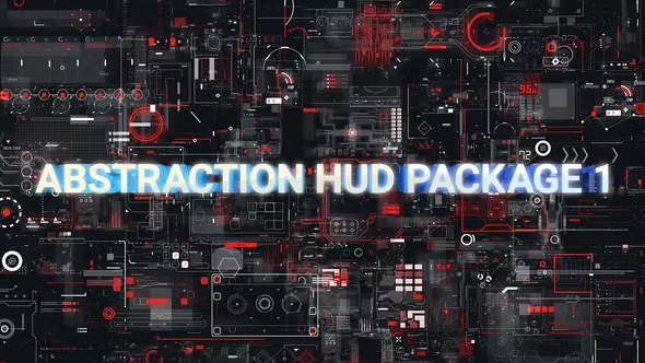 Videohive Abstraction HUD Pack 1 40291955