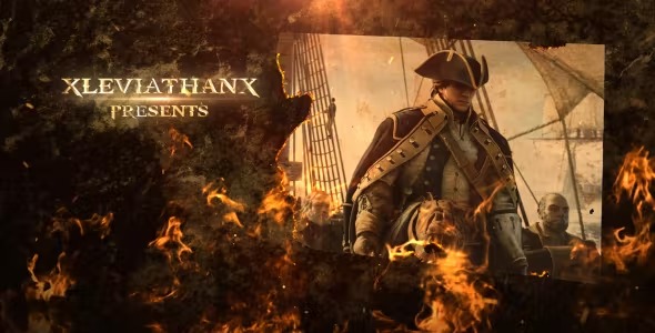 Videohive Fire Paper Cinematic 18400207