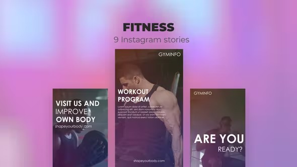 Videohive Fitness - Instagram stories 39984881