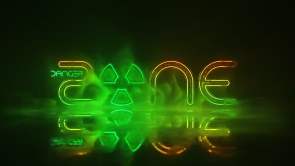 Videohive Grunge Neon Logo 40329568