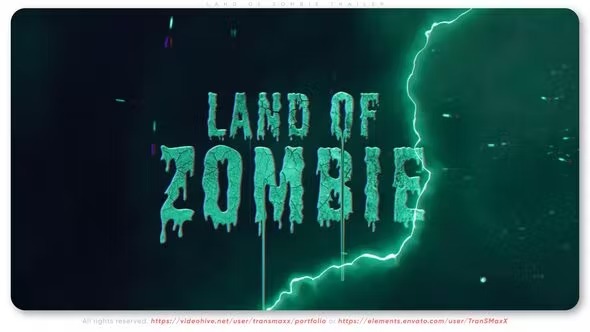 Videohive Land of Zombie Trailer 40185391