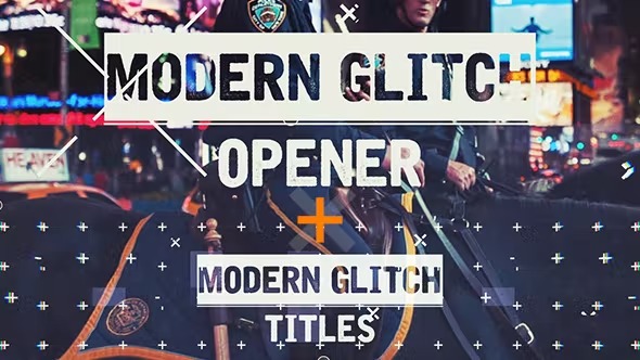 Videohive Modern Glitch Opener 11468287