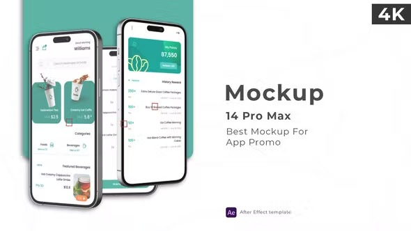 Videohive Phone Mockup - 14 Pro Max 39697412