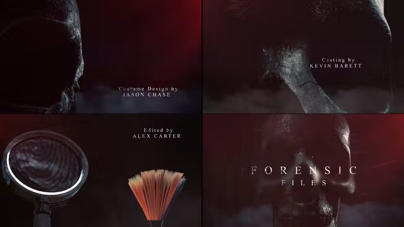 Videohive Forensic Files I Title Sequence 40058755