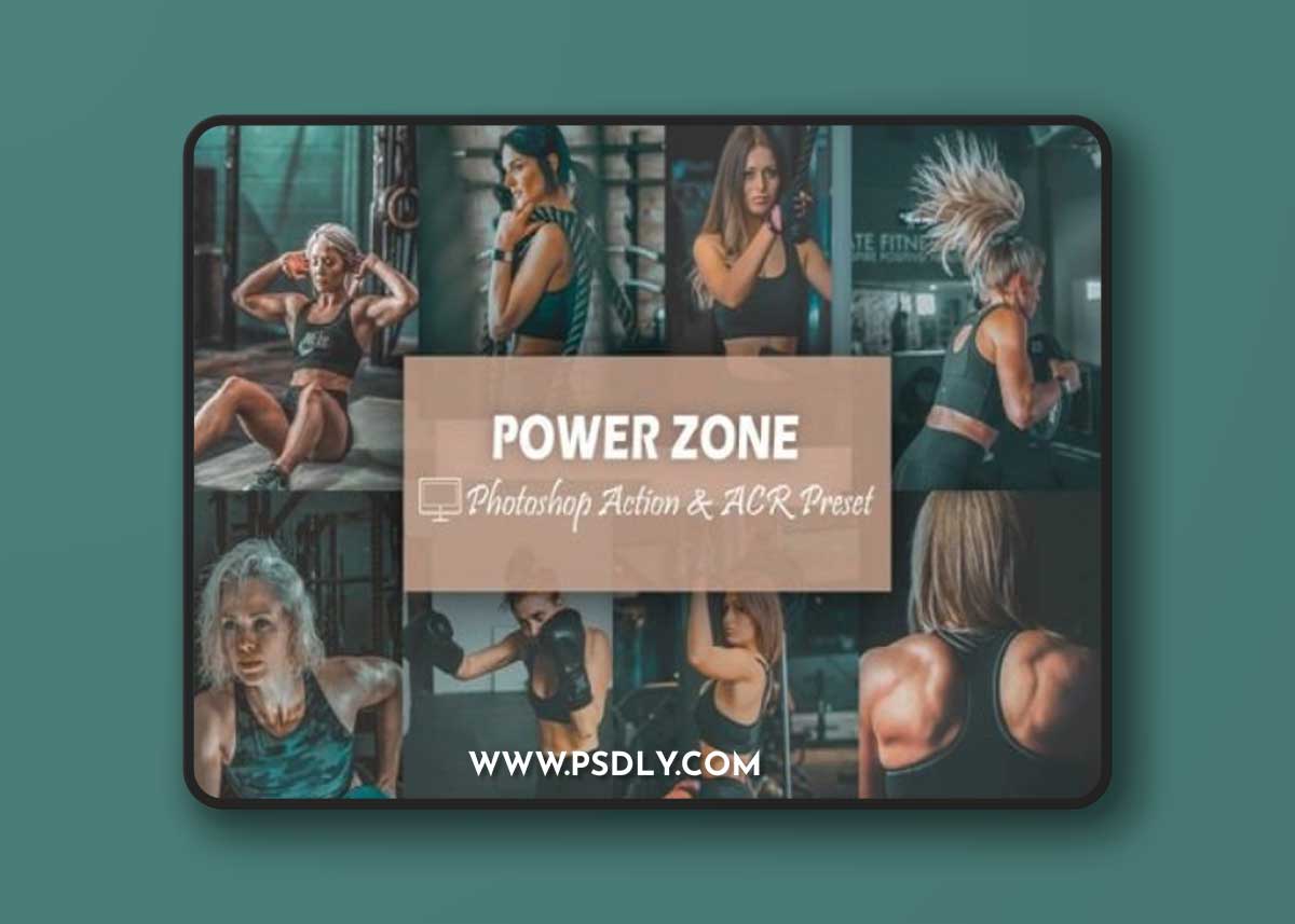 12 Power Zone Photoshop Actions and ACR