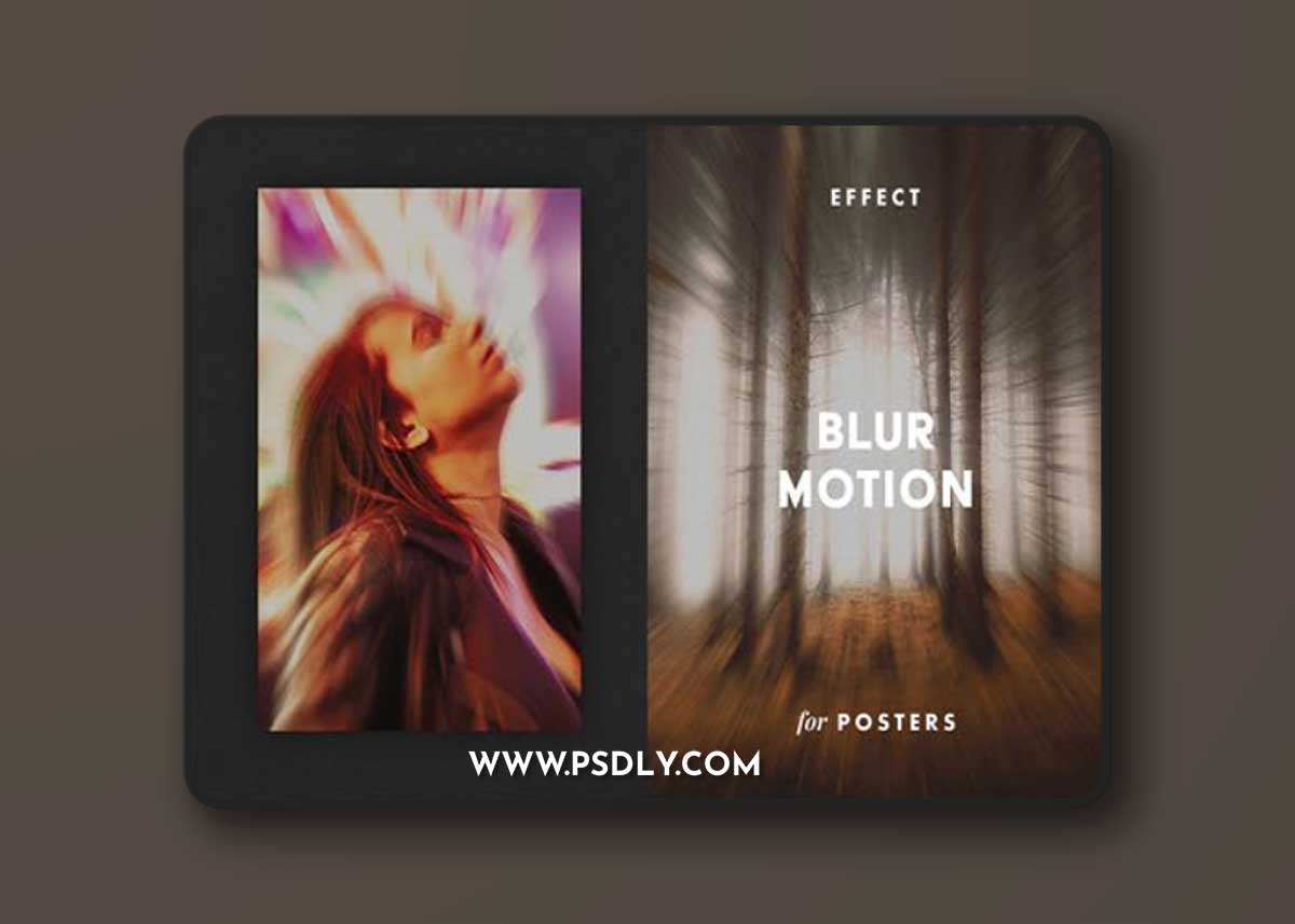 Blur Motion Photoshop Effect for Posters