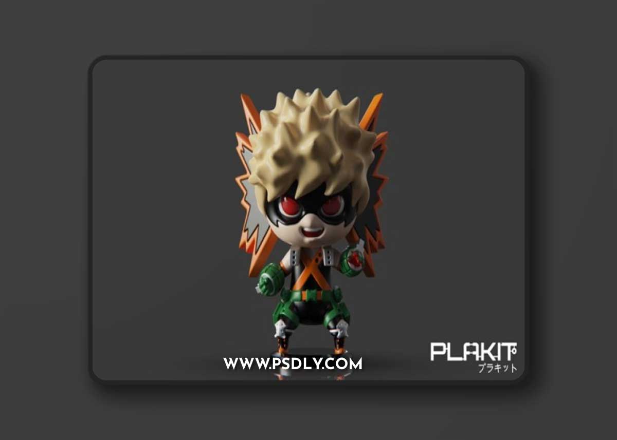 PlaKit - My Hero Academia Bakugou 3D Print