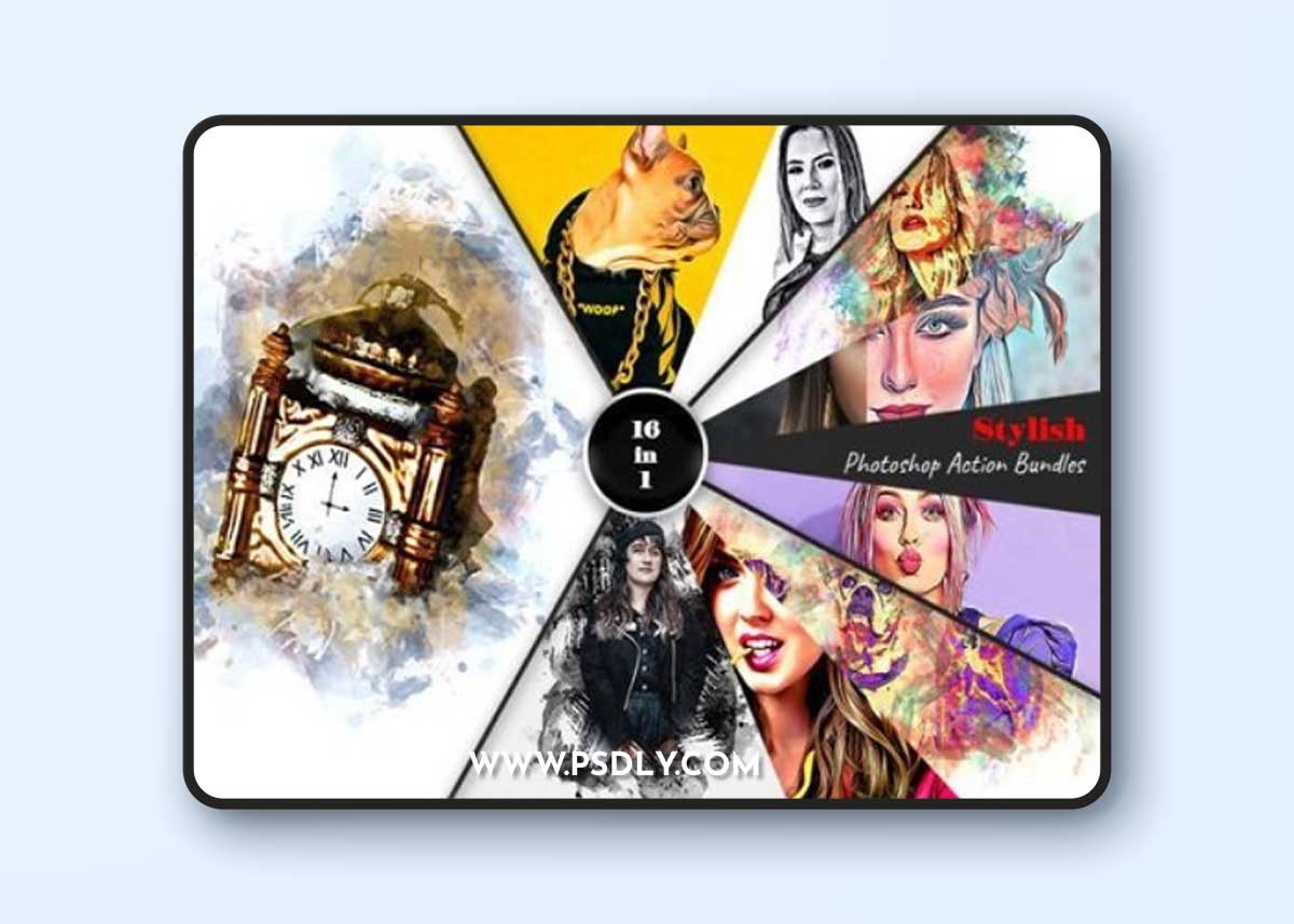 Stylish Photoshop Action Bundle