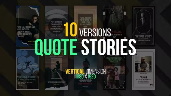 Videohive 10 Quote Stories 40695573