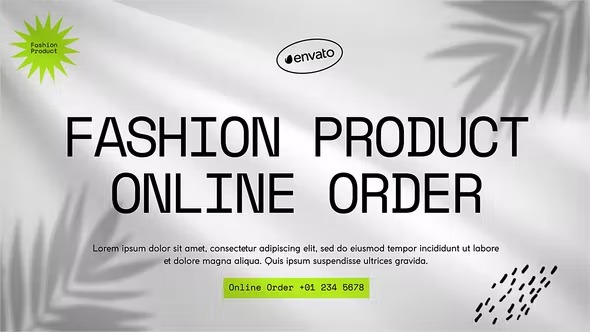Videohive Fashion Product Online Order 41629385
