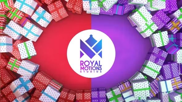 Videohive Gift Box Logo Reveal 29315278