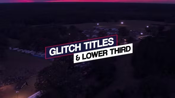 Videohive Glitch Titles & Lower Thirds 13620753