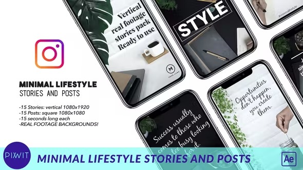 Videohive Minimal Lifestyle Stories and Posts 41073078