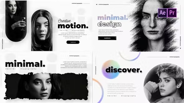 Videohive Minimal Typography Pack 41009309