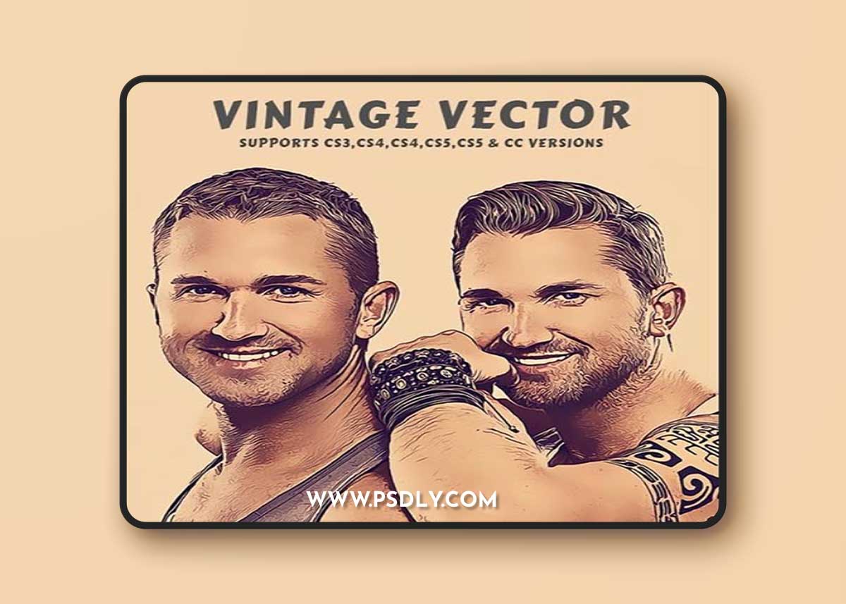 GraphicRiver - Vintage Vector Effect - PS Action 34275681