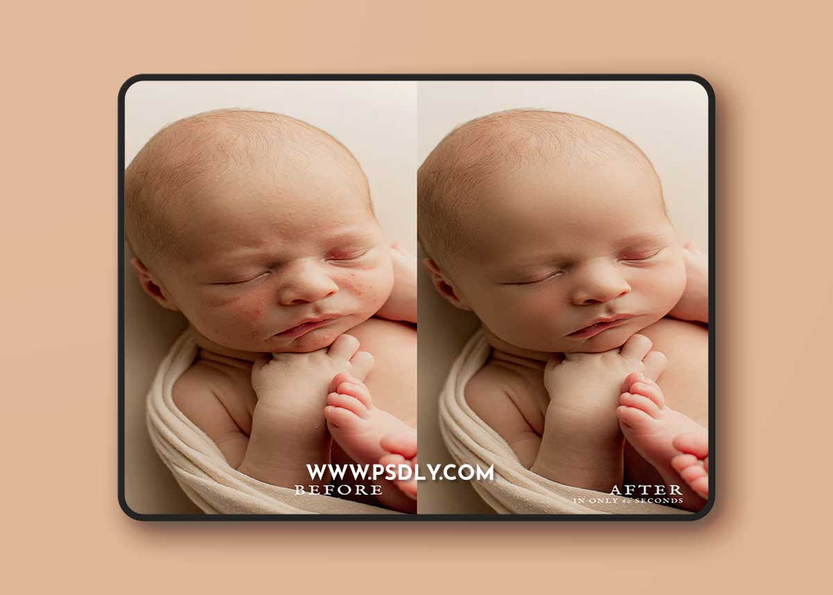 Jessicagphotography - Baby Butter Newborn Skin Retouching Photoshop Actions