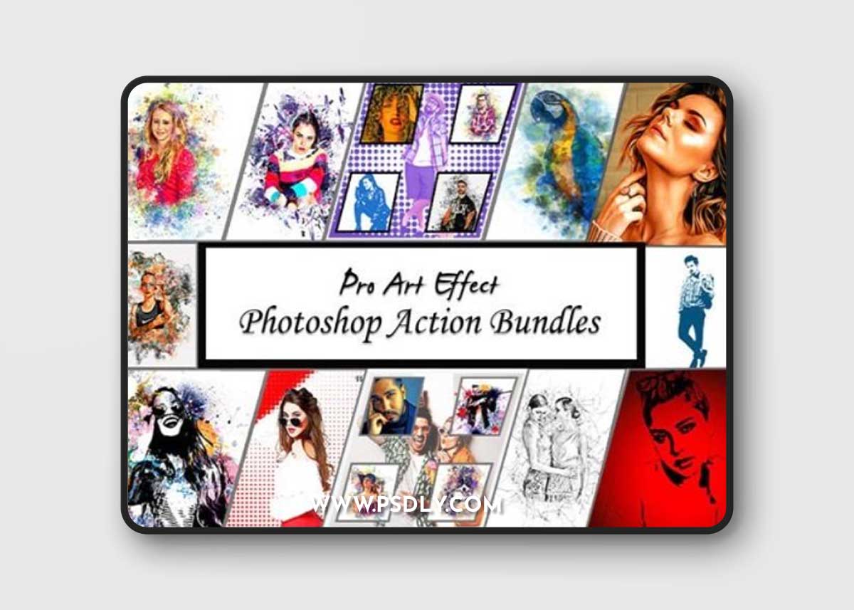 Pro Art Effect Photoshop Action Bundles