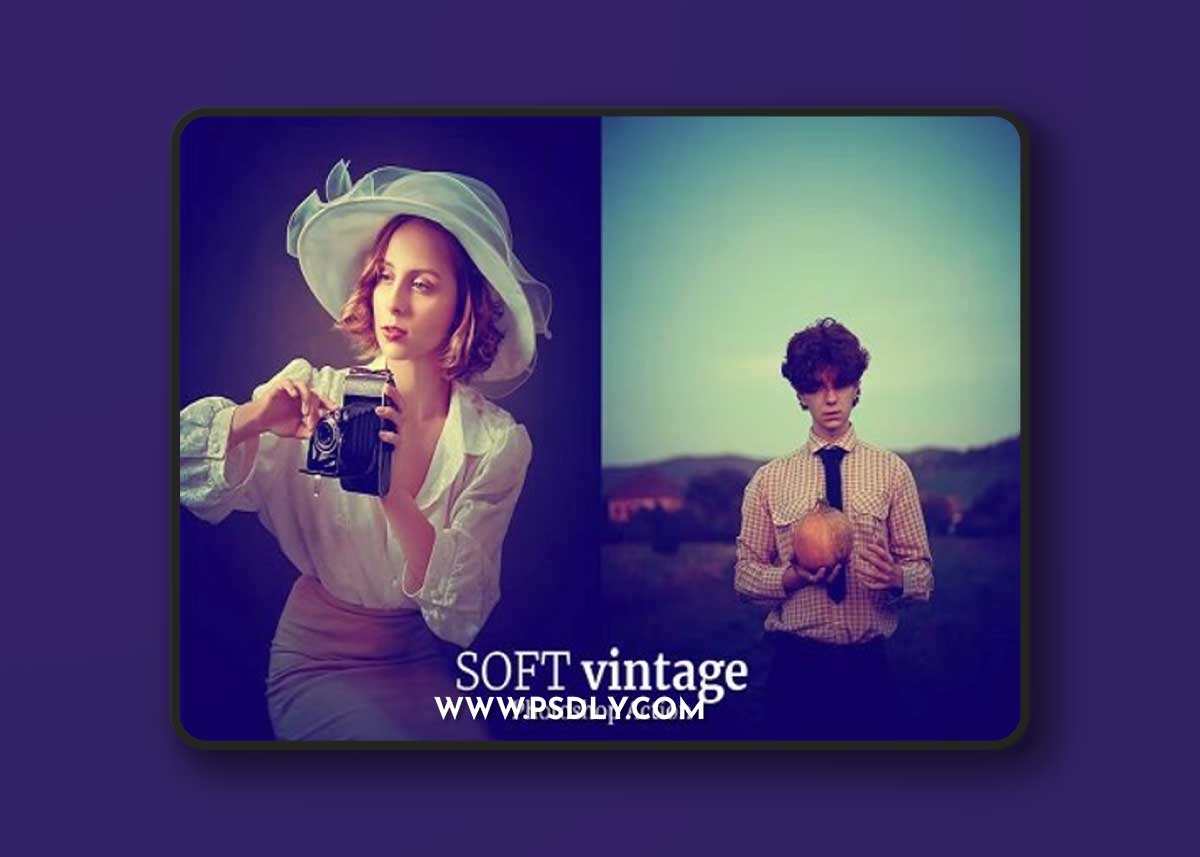 Soft Vintage - Photoshop Action M3L2N9N