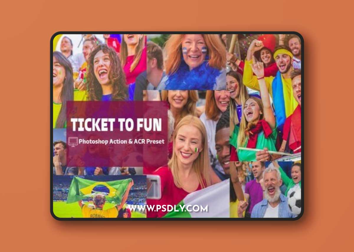 Ticket to Fun Photoshop Actions