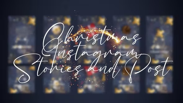 Videohive Christmas instagram stories and post 41899938