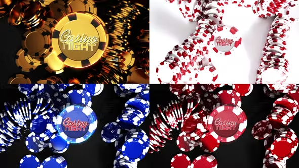 Videohive Online Game Poker Chips And Instagram Stories Bundle 42463611