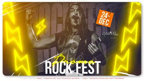 Videohive Rock Fest Promo 42434954