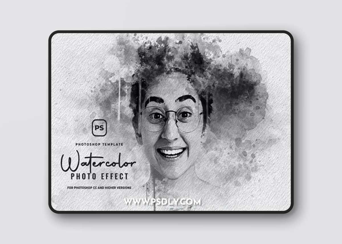 Watercolor Effect Photoshop AX6CSR9
