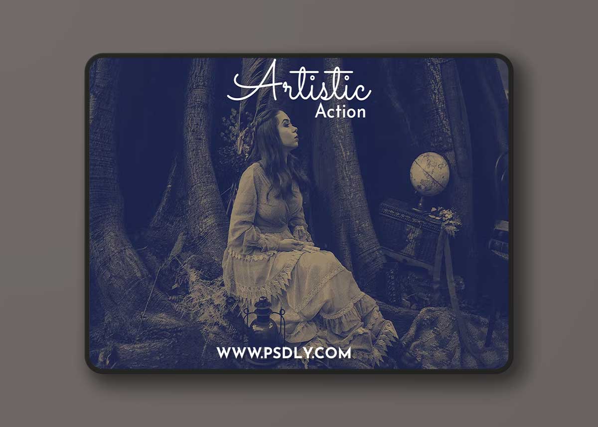 Artistic Photoshop Action - V2 2ZAV36J