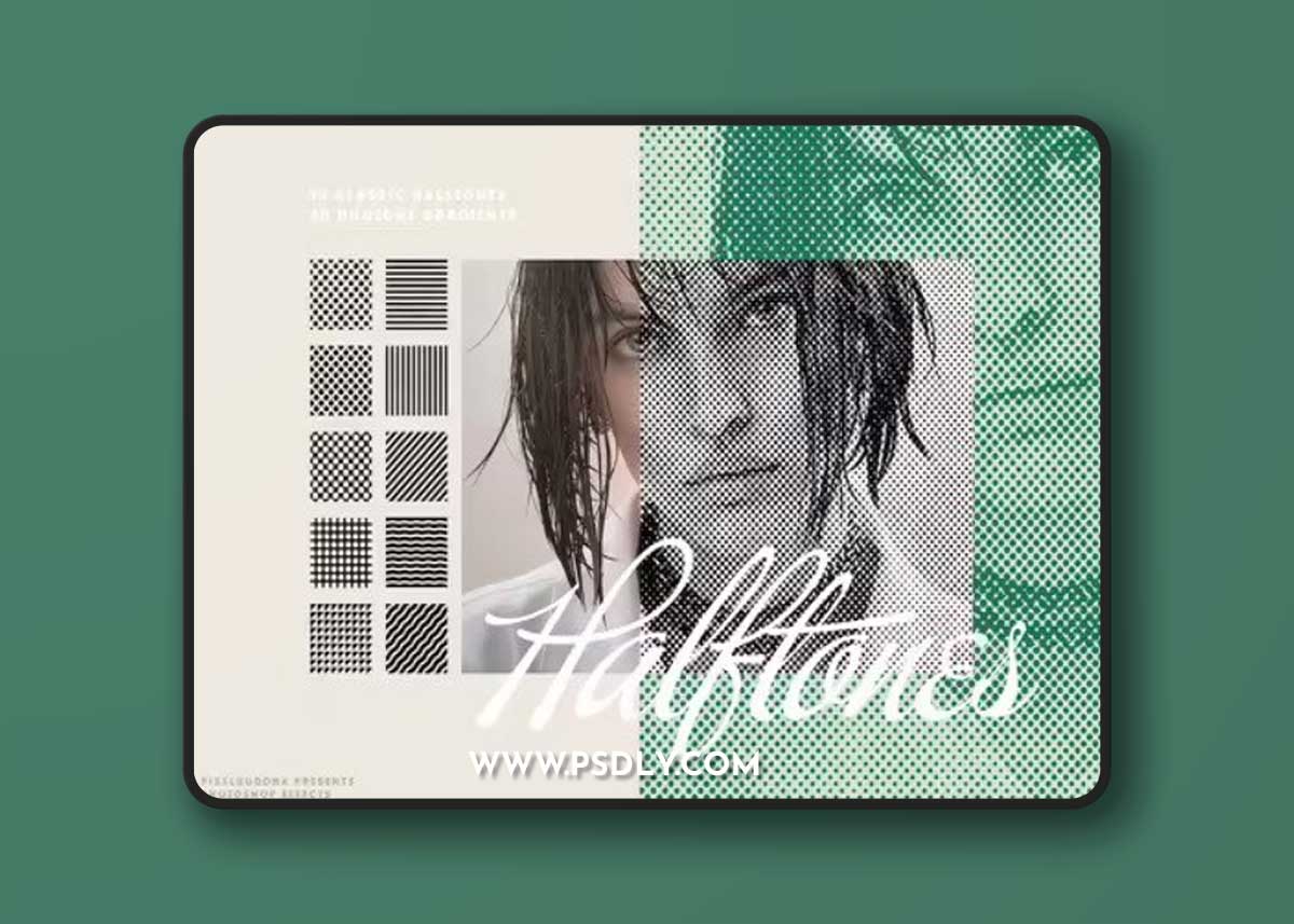 Classic Halftone Photo Effects