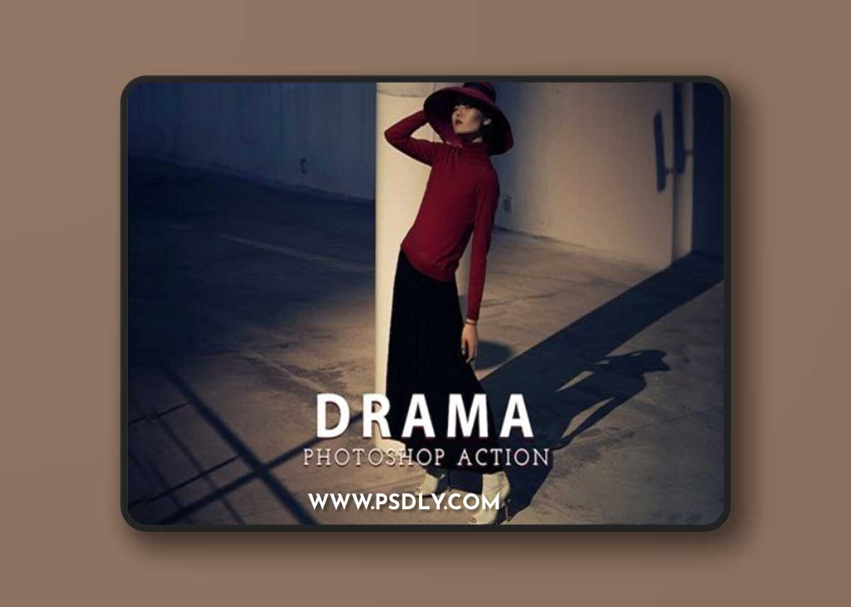 Drama - Photoshop Action JBNDED2