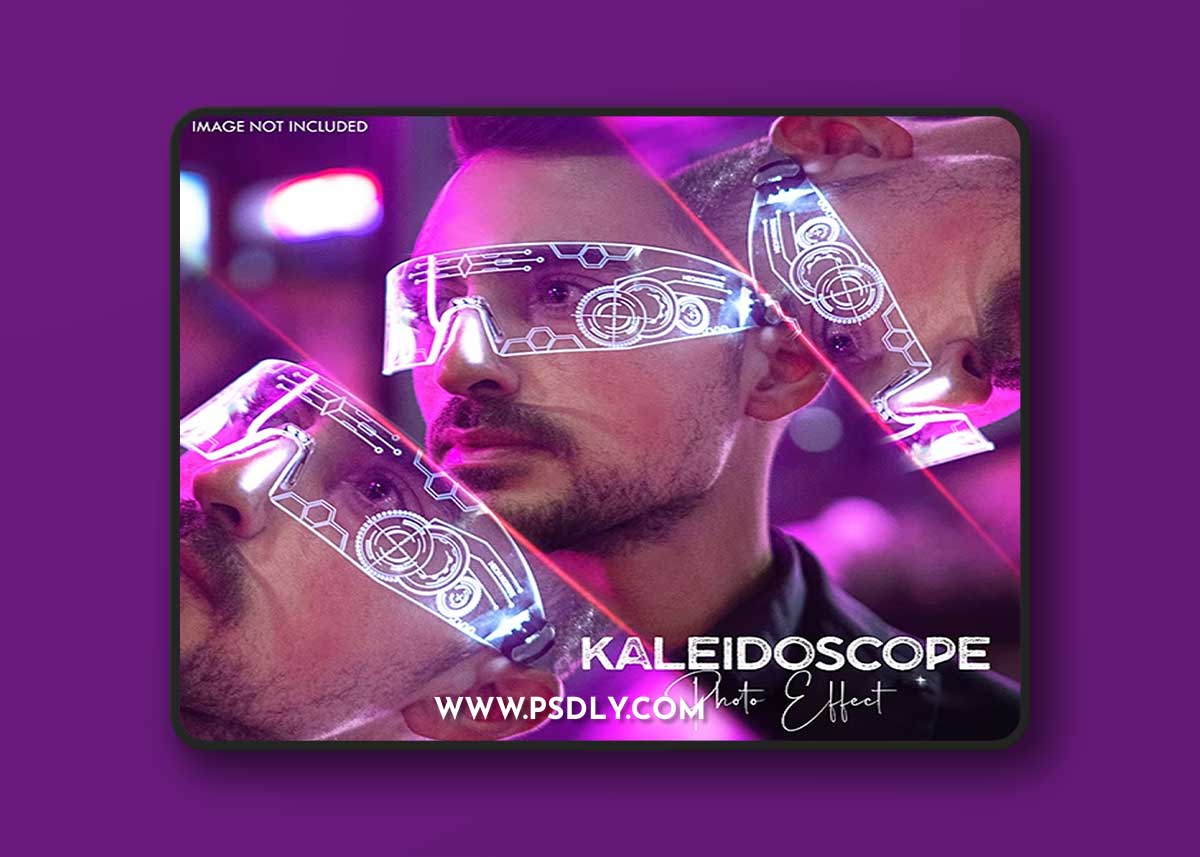 GraphicRiver - Broken Glass Kaleidoscope Photo Effect 37025222