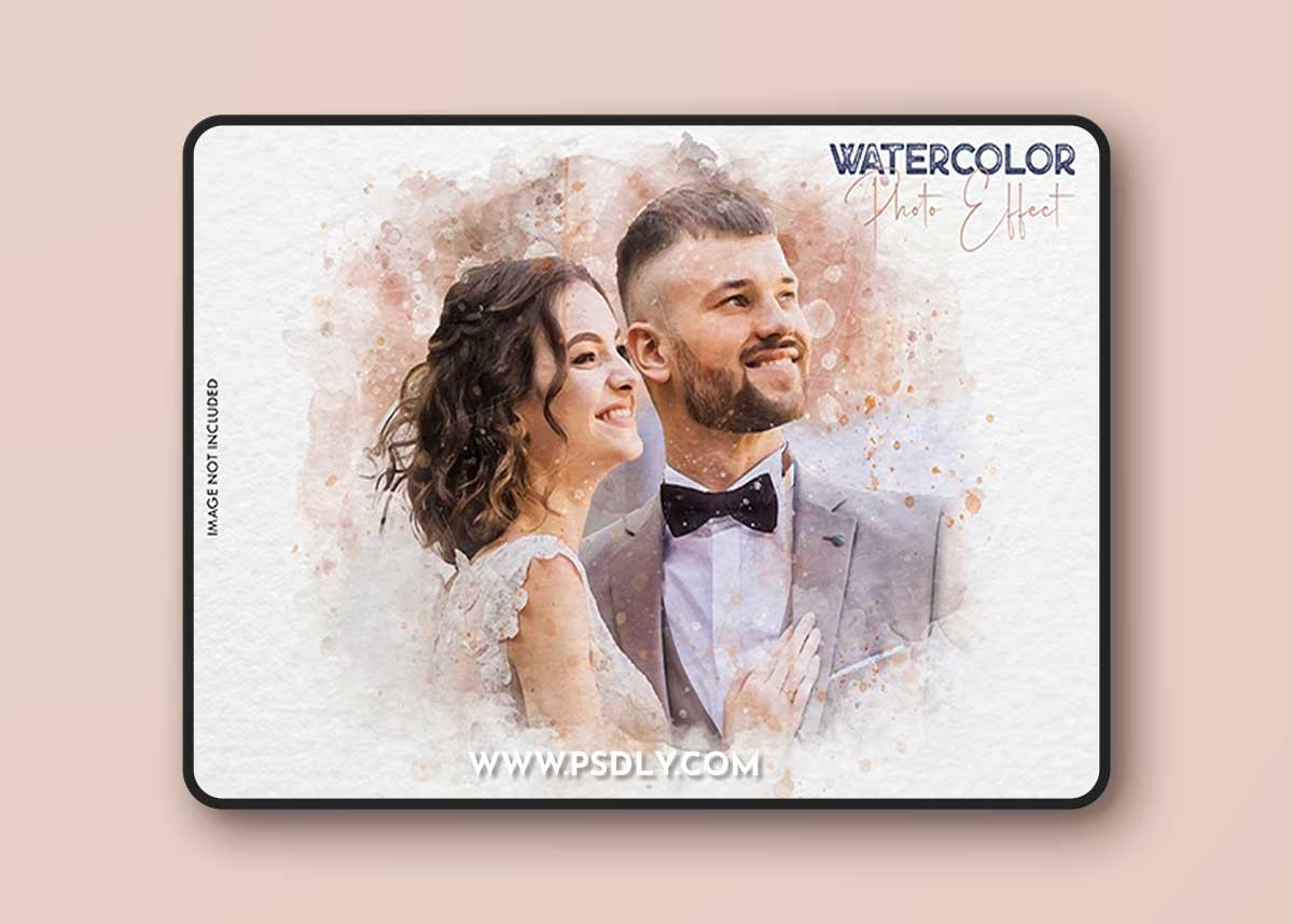 GraphicRiver - Watercolor Wedding Photo Effect 35279823