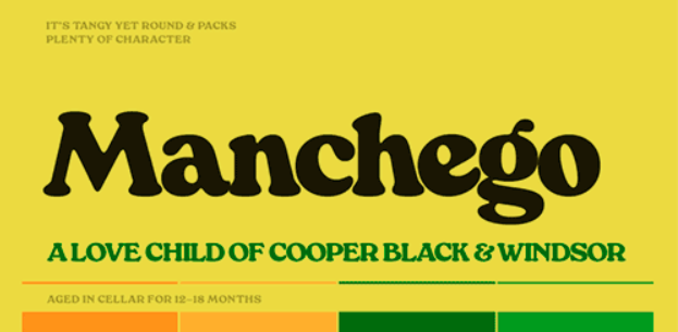 Manchego Font